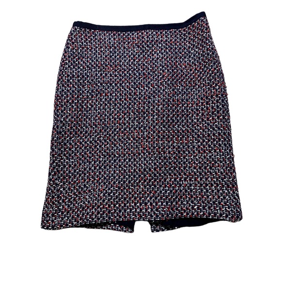 Talbots Dresses & Skirts - Talbots Womens 6 Red, White & Navy Blue Tweed Pencil Skirt